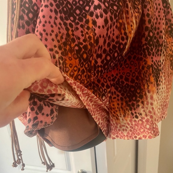 🌾 Snakeskin print strapless romper - Picture 2 of 8